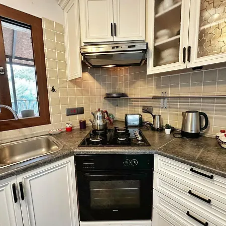 Cheerful And Cozy With Pool And Fireplace 펜션 Athalassa